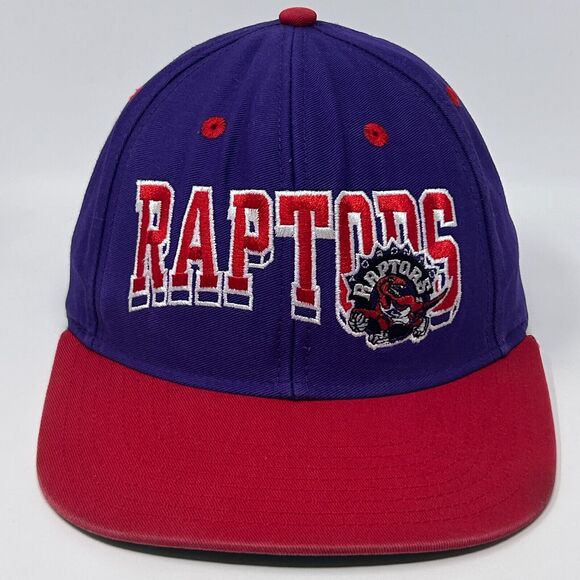 Toronto Raptors Baseball Hat Cap Adidas NBA Basketball 6 Panel Snapback Purple - Picture 14 of 14